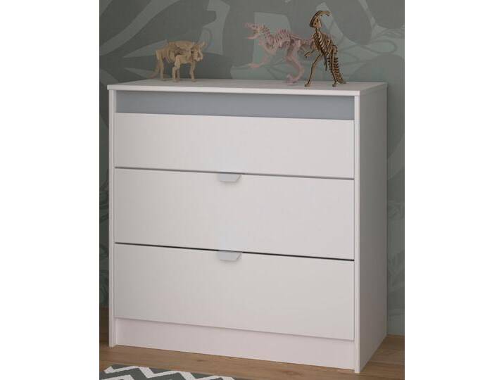 Schubkastenkommode PARISOT Pirouette 3 , weiß, B:79cm H:80cm T:41cm, Spanplatte, Sideboards von BAUR