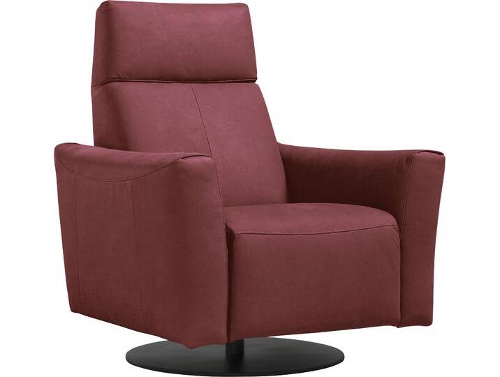 Sessel EGOITALIANO Blues Designsessel, Loungesessel , rot (kirschrot), B:84cm H:105cm T:90cm, Leder u00bbBULLu00ab (echtes Rindsleder). Geschliffenes, pigmentiertes und behandeltes Rindsleder mit einer Dicke von 1, 3-1, 5 mm. Dieses Leder zeigt eine ziemlich weiche Hand mit einem halb undurchsichtigen Aussehen. Es handelt sich um ein geschütztes Leder. Eine leichte Deckschicht schützt sie vor Flecken, ohne ihre ursprünglichen Eigenschaften zu verändern. Die geschützten Leder kombinieren die Vorteile von Natürlichkeit und Weichheit mit einer guten Beständigkeit gegen Verschleiß und Ausbleichen. Das Vorhandensein der charakteristischen Zeichen, die das Leben des Tieres bestimmen, wie Narben, Körnungsunterschiede, Falten, Adern, Disharmonien in Farbtönen, beweisen ihre absolute Echtheit und großen Wert., Sessel, Einzelsessel, drehbar, inkl. manuelle Relaxfunktion durch Push-Back-Mechanismus von BAUR