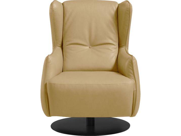 Sessel EGOITALIANO Randy Hochlehnsessel, Designsessel, Clubsessel, Ohrensessel , braun (bronze), B:70cm H:91cm T:93cm, Leder u00bbBULLu00ab (echtes Rindsleder). Geschliffenes, pigmentiertes und behandeltes Rindsleder mit einer Dicke von 1, 3-1, 5 mm. Dieses Leder zeigt eine ziemlich weiche Hand mit einem halb undurchsichtigen Aussehen. Es handelt sich um ein geschütztes Leder. Eine leichte Deckschicht schützt sie vor Flecken, ohne ihre ursprünglichen Eigenschaften zu verändern. Die geschützten Leder kombinieren die Vorteile von Natürlichkeit und Weichheit mit einer guten Beständigkeit gegen Verschleiß und Ausbleichen. Das Vorhandensein der charakteristischen Zeichen, die das Leben des Tieres bestimmen, wie Narben, Körnungsunterschiede, Falten, Adern, Disharmonien in Farbtönen, beweisen ihre absolute Echtheit und großen Wert., Sessel, Einzelsessel, Drehsessel, Relaxsessel, kompakte Stellmaße, bequem von BAUR