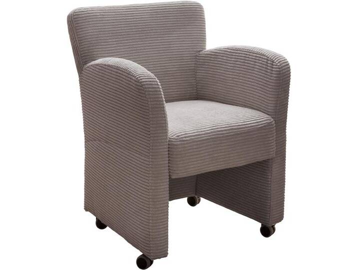 Sessel EXXPO - SOFA FASHION Intenso, Loungesessel, modern, wahlweise in Leder oder Textil , braun (cappuccino), B:66cm H:83cm T:66cm, NaturLeder, Strukturstoff (Zusammensetzung: Polyester 100%), Luxus-Microfaser (Zusammensetzung: Aufgeflockte 100% Polyester Schicht mit Prägung), Cord (Zusammensetzung: Polyester 100%), Sessel, Einzelsessel Esszimmersessel, hohe Bodenfreiheit, frei im Raum stellbar, hoher Sitzkomfort von BAUR