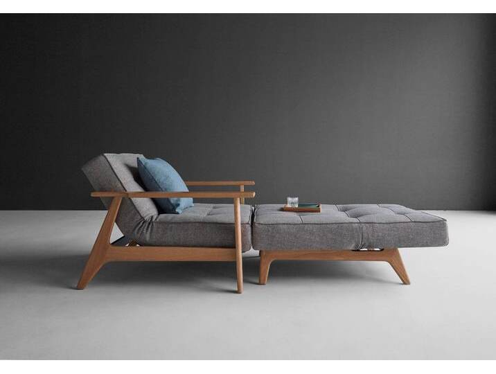 Sessel INNOVATION LIVING ™ Splitback, Multifunktion, Loungesessel, Relaxstuhl, Fernsehsessel , grau, B:112cm H:79cm T:99cm, Strukturstoff fein u00bbSoftu00ab (100% Polyester), Strukturstoff grob u00bbMIXED DANCEu00ab (100% Polyester), Strukturstoff weich u00bbCoastalu00ab (100% Polyester), Webstoff fein u00bbFLASHTEXu00ab (100% Polyester), Samtstoff u00bbVelvetu00ab (100% Polyester), Sessel, Relaxsessel mit verstellbarer Rückenlehne, Armlehne aus massiver Eiche von BAUR