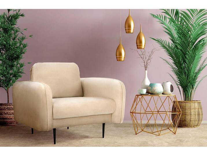 Sessel LEONIQUE Skidi , beige, B:93cm H:65cm T:93cm, Korpus/Basismaterial: 100% Polyester. Sitzfläche: 100% Polyester, Sessel, Polstersessel, mit losem Rückenkissen und Keder oben auf der Armlehne Sessel LEONIQUE Skidi , beige, B:93cm H:65cm T:93cm, Korpus/Basismaterial: 100% Polyester. Sitzfläche: 100% Polyester, Sessel, Polstersessel, mit losem Rückenkissen und Keder oben auf der Armlehne von BAUR