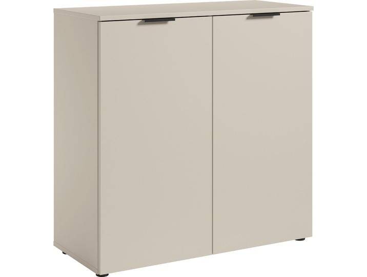 Sideboard HBZ Linz Kommode, BxHxT 90x90x40cm , beige (kaschmir), B:90cm H:90cm T:40cm, Holzwerkstoff, Sideboards, Breite 90cm,Lip-Griff,Melaminbeschichtung von BAUR