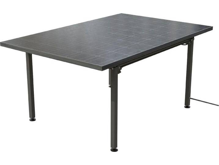 Solartisch TECHNAXX TX-250 , schwarz, B:113,4cm H:80cm T:172,2cm, Gestell: Aluminium, beschichtet mit KunststoffpartikelnnGlas: Eisenarmes gehärtetes Glas 3, 2 mm, Tische, Solar-Tischkraftwerk, 400 W Solartisch TECHNAXX TX-250 , schwarz, B:113,4cm H:80cm T:172,2cm, Gestell: Aluminium, beschichtet mit KunststoffpartikelnnGlas: Eisenarmes gehärtetes Glas 3, 2 mm, Tische, Solar-Tischkraftwerk, 400 W von BAUR