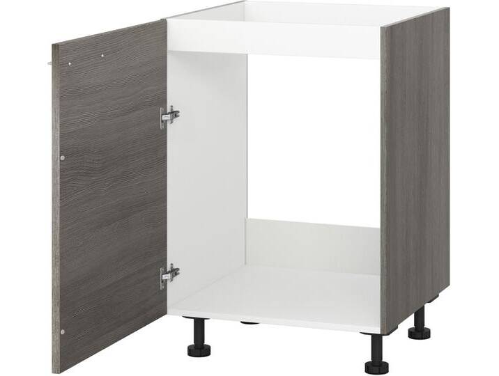 Spülenunterschrank KOCHSTATION KS-Trea SP50 , grau (eichefarben grau), B:50cm H:75cm T:56cm, Schränke, Breite 50 cm, Höhe 75 cm von BAUR