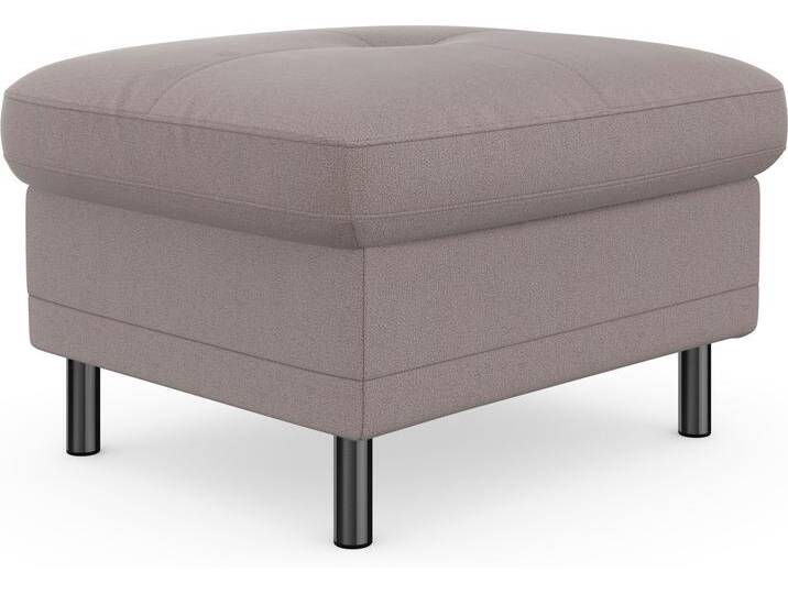 Stauraumhocker PLACES OF STYLE Calando , braun (savannah), B:76cm H:46cm T:64cm, 92% Polyester 8% Polyamid, Hocker, passend zur Polsterserie Calando , auch im Soft-Clean-Bezug von BAUR