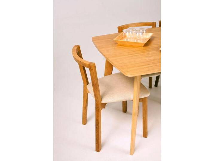 Stuhl WOODMAN Edda , braun (eichefarben), B:45cm H:75cm T:54cm, Massivholz, Stühle, im 2er Set, Gestell aus massiver Eiche von BAUR