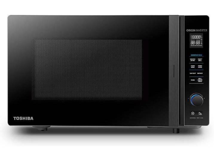 TOSHIBA Mikrowelle MV-TC25T(BK) , schwarz, B:51,3cm H:51,3cm T:31cm, Mikrowellen_Minibacköfen_Kleinküchen, 4-in-1 von BAUR