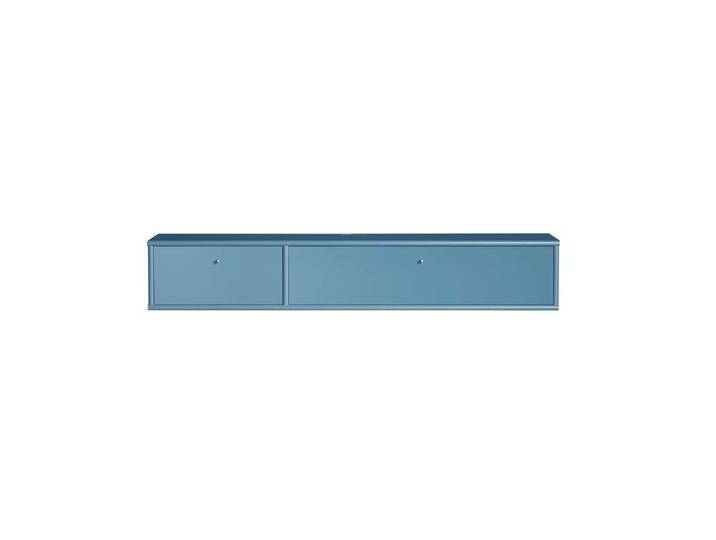 TV-Board HAMMEL FURNITURE Mistral Fernsehschrank, Medienmöbel, Hängend , blau, B:133cm H:22,4cm T:32,5cm, MDF, Massivholz, Spanplatte, Sideboards, Schublade und Klapptür, Lowboard, B: 133 cm von BAUR