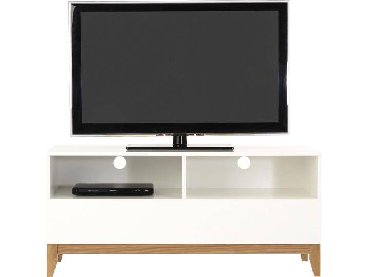 TV-Board WOODMAN Elinee , weiß (weiß, natur), B:120cm H:55cm T:48cm, Sideboards, Breite 120 cm, im angesagten skandinavischen Look, FSC von BAUR
