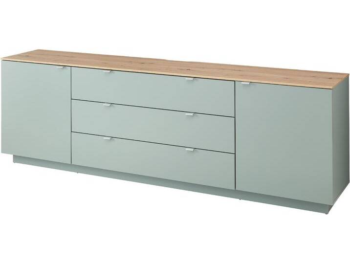 TV-Schrank INNOSTYLE Core, TV Sideboard Stellmaß B/H/T 240x77x44 cm , grün, B:240cm H:77cm T:44cm, FSC-zertifizierter Holzwerkstoff, Schränke, TV Sideboard mit 2 Holztüren und 3 Schubkästen mit Doppelzarge TV-Schrank INNOSTYLE Core, TV Sideboard Stellmaß B/H/T 240x77x44 cm , grün, B:240cm H:77cm T:44cm, FSC-zertifizierter Holzwerkstoff, Schränke, TV Sideboard mit 2 Holztüren und 3 Schubkästen mit Doppelzarge von BAUR