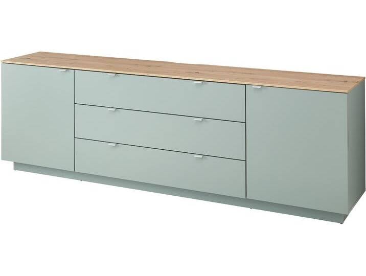 TV-Schrank INNOSTYLE Core, TV Sideboard Stellmaß B/H/T 240x77x44 cm , grün, B:240cm H:77cm T:44cm, FSC-zertifizierter Holzwerkstoff, Schränke, TV Sideboard mit 2 Holztüren und 3 Schubkästen mit Doppelzarge TV-Schrank INNOSTYLE Core, TV Sideboard Stellmaß B/H/T 240x77x44 cm , grün, B:240cm H:77cm T:44cm, FSC-zertifizierter Holzwerkstoff, Schränke, TV Sideboard mit 2 Holztüren und 3 Schubkästen mit Doppelzarge von BAUR