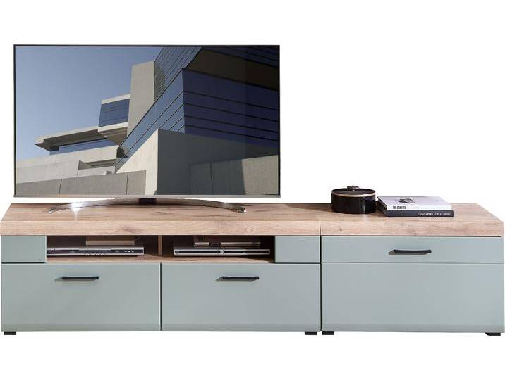 TV-Schrank INNOSTYLE FUN PLUS II , grün (schilfgrün), T:37cm, FSC-zertifizierter Holzwerkstoff, Schränke, 1 Schubkasten, Softclose, ABS Kantenschutz von BAUR