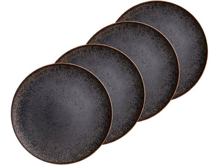 Tafelservice MÄSER POWERFUL, Teller Set, Porzellan , schwarz, braun, 4 Stk., Porzellan, Geschirr-Sets Tafelservice MÄSER POWERFUL, Teller Set, Porzellan , schwarz, braun, 4 Stk., Porzellan, Geschirr-Sets von BAUR