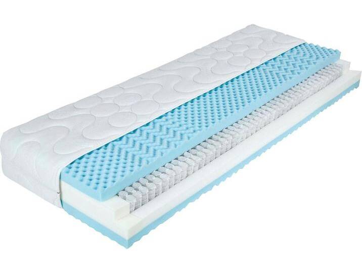 Taschenfederkernmatratze ALINA Nero Gr. 3, weiß, B:100cm H:20cm L:200cm, Bezug: 100% Polyester. Steppfüllung: 100% Polyester, Matratzen von BAUR