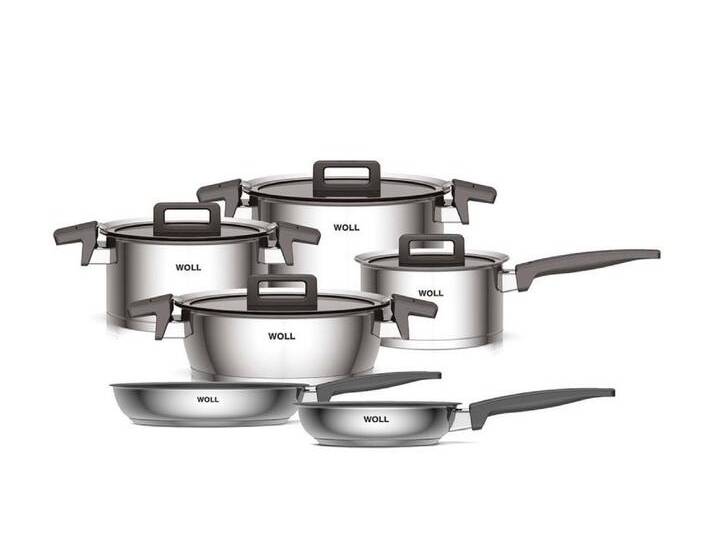 Topf-Set WOLL Concept , silber (edelstahlfaren), Töpfe, Induktion von BAUR