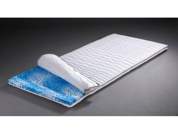 Topper HEMAFA Gel Style Topper , beige (champagner), B:90cm H:6cm L:200cm, Komfortschaum, Polyetherschaum, Topper, Druckentlastend ohne Körperwärmebedarf von BAUR