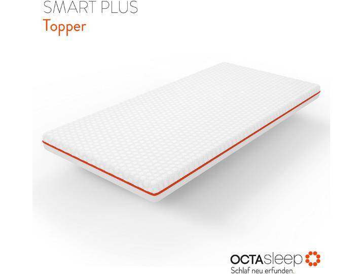 Topper OCTASLEEP Octasleep Smart Plus Topper, 90x200 cm, 140x200 cm und weitere Größen , weiß, B:90cm H:7cm L:200cm, Kaltschaum, Komfortschaum, Viscoschaum, Topper, OCTAspring Aerospace Technologie, Topper, ergonomisch, atmungsaktiv von BAUR