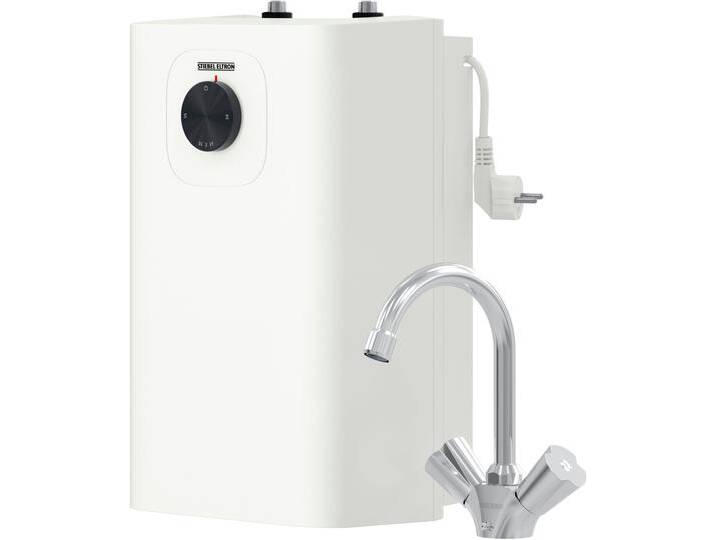 Untertischspeicher STIEBEL ELTRON SNU 5 Plus , weiß, B:24cm H:42,3cm T:21,2cm, Speichererhitzer, 5 l, Niederdruck, mit Stecker, inkl. Küchenarmatur WST-W Untertischspeicher STIEBEL ELTRON SNU 5 Plus , weiß, B:24cm H:42,3cm T:21,2cm, Speichererhitzer, 5 l, Niederdruck, mit Stecker, inkl. Küchenarmatur WST-W von BAUR
