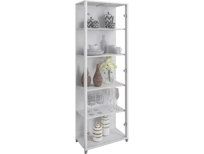 Vitrine FIF MÖBEL OPTIMA , weiß, B:57,5cm H:172cm T:32cm, Holzwerkstoff, Sicherheitsglas ESG, Schränke, Standvitrine, Vitrinenschrank, Glasvitrine, Sammlervitrine Vitrine FIF MÖBEL OPTIMA , weiß, B:57,5cm H:172cm T:32cm, Holzwerkstoff, Sicherheitsglas ESG, Schränke, Standvitrine, Vitrinenschrank, Glasvitrine, Sammlervitrine von BAUR