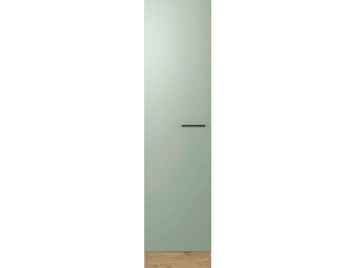 Vorratsschrank FLEX-WELL Cara , grün (schilfgrün, artisan eiche), B:50cm H:200cm T:57,1cm, Holzwerkstoff, Schränke, (B x H x T) 50 x 200 x 57 cm, mit viel Stauraum von BAUR