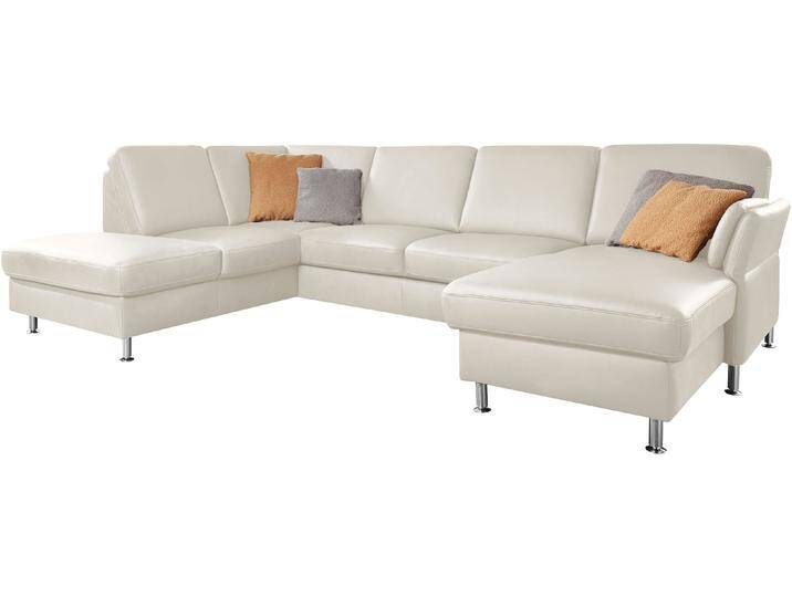Wohnlandschaft DIE PLANBAR PN-EM18013 U-Form, ohne Kopfstützen , weiß, B:305cm H:87cm T:200cm, Sofas, wahlweise mit Bettfunktion und Stauraum von BAUR
