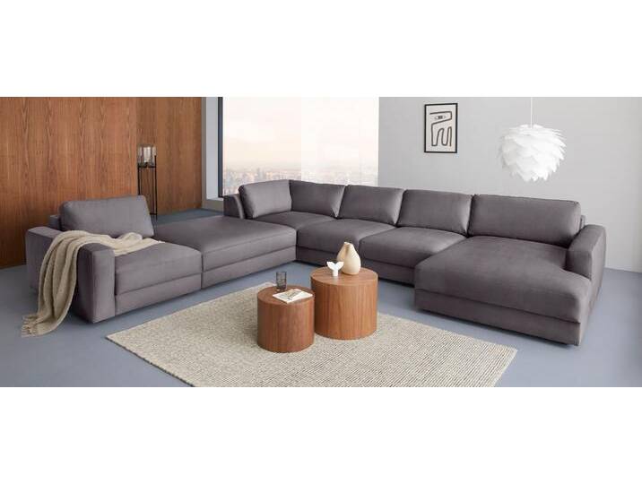 Wohnlandschaft PLACES OF STYLE Bloomfield, Mega Polsterprogramm, Breite 405cm, viel Platz, U-Form , grau, B:405cm H:84cm T:224cm, 100% Polyester, Sofas, mit extra tiefer Sitzfläche, wahlweise mit Sitztiefenverstellung Wohnlandschaft PLACES OF STYLE Bloomfield, Mega Polsterprogramm, Breite 405cm, viel Platz, U-Form , grau, B:405cm H:84cm T:224cm, 100% Polyester, Sofas, mit extra tiefer Sitzfläche, wahlweise mit Sitztiefenverstellung von BAUR
