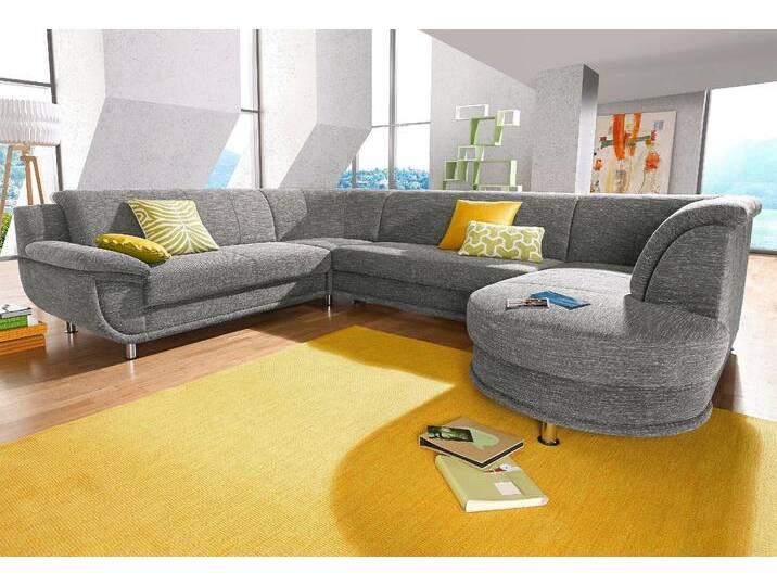 Wohnlandschaft TRENDMANUFAKTUR Rondo, U-Form , braun (cappuccino), B:320cm H:85cm T:94cm, Softlux-Kunstleder;Primabelle-Microfaser;NaturLeder (handschuhweiches Rindsleder in Sitz und Rücken mit SOFTLUX-Kunstleder als Korpus-Bezug);Struktur (23% Polyacryl, 77% Polyester), Sofas, inkl.Federkern, wahlweise mit Bettfunktion von BAUR