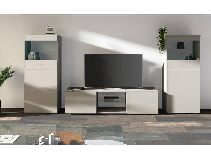 Wohnwand BORCHARDT MÖBEL Scala , kaschmir, Kastenmöbel-Sets, 3-tlg. Wohnwand BORCHARDT MÖBEL Scala , kaschmir, Kastenmöbel-Sets, 3-tlg. von BAUR