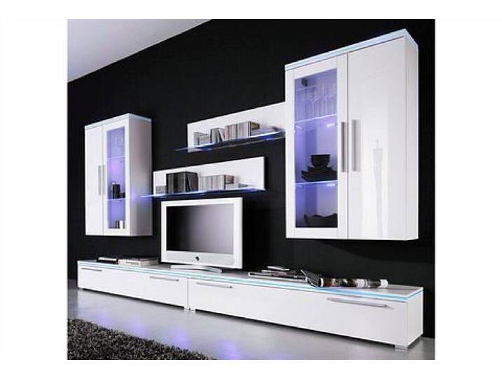 Wohnwand HÖLTKEMEYER Line , weiß, Kastenmöbel-Sets von BAUR