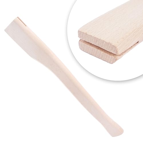 BAUSTER® Axtstiel aus Holz, 36-90cm Wechselstiel Buchenholz - Werkzeug Holzstiel Axtstiel für Handwerker und Heimwerker robuster und stabiler Stiel (40cm) von BAUSTER