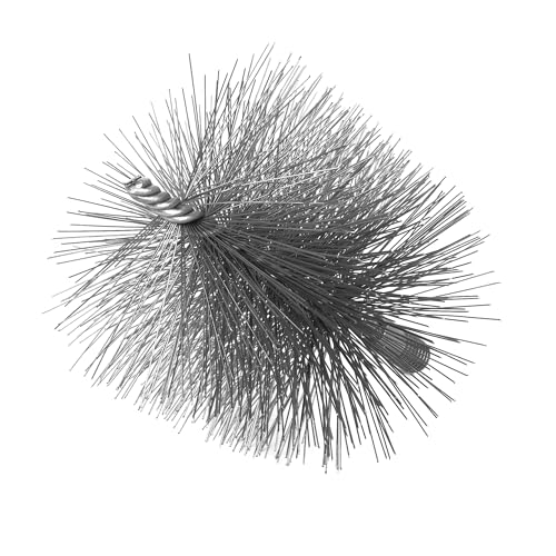 BAUSTER® Schornsteinbesen aus Federstahldraht Flexibel Kaminbesen Rußbesen Kaminbürste Kaminreiniger Gemauerte Schornstein Kamin Verschiedene Größen Holzofen Zubehör und Kohleherde (100 mm) von BAUSTER