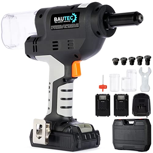 BAUTEC Akku-Nietgerät mit 20.000 N Setzkraft » im Profiset mit Koffer » Blindnietsetzgerät » Akkunieter » Nieter von BAUTEC TOOLS EQUIPMENT CONSTRUCTION
