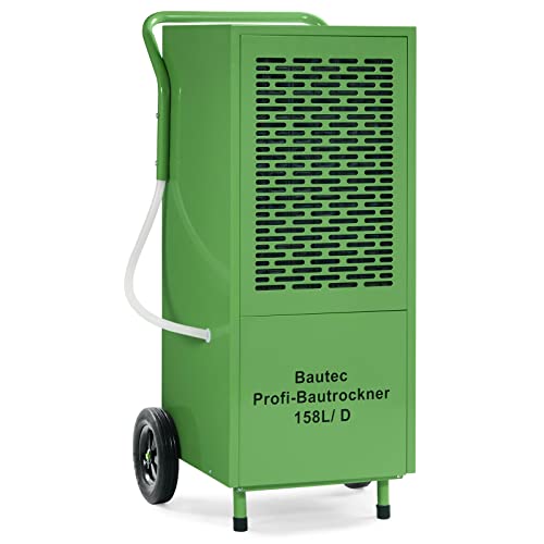 BAUTEC TOOLS EQUIPMENT CONSTRUCTION Bautrockner mit Kondensatpumpe » 158 Liter pro Tag » Entfeuchter für Räume bis 300m2 » Luftentfeuchter 1.350 Watt » Raumtrockner von BAUTEC TOOLS EQUIPMENT CONSTRUCTION