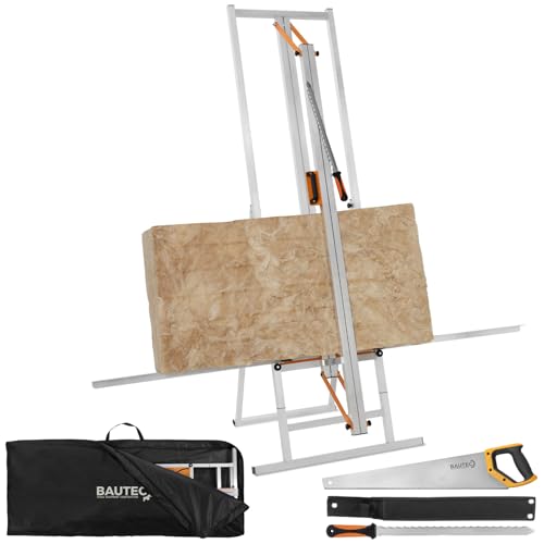 BAUTEC Dämmstoffschneider ISO-BASIC 600 + Softbag, Standfuß » Auflagefläche 2x 1.000mm » inkl. Profi-Dämmstoffmesser + Dämmstoffsäge » schneidet Glaswolle, Steinwolle, Mineralwolle, Klemmfilz BAUTEC Dämmstoffschneider ISO-BASIC 600 + Softbag, Standfuß » Auflagefläche 2x 1.000mm » inkl. Profi-Dämmstoffmesser + Dämmstoffsäge » schneidet Glaswolle, Steinwolle, Mineralwolle, Klemmfilz von BAUTEC TOOLS EQUIPMENT CONSTRUCTION