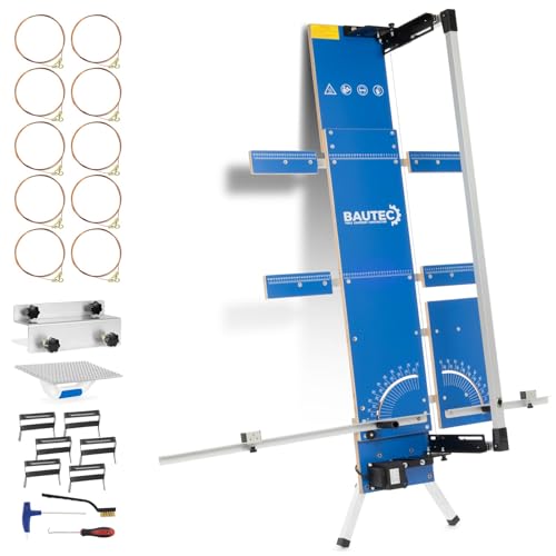 BAUTEC GAZELLE Modell 4 » Styroporschneider 200 Watt / 1.300mm » erweiterte Auflage » inkl. 10 Schneidedrähte, Gerüsthalterung, 6 Styrogrips, Schleifraspel, Toolkit » Heißdrahtschneider von BAUTEC TOOLS EQUIPMENT CONSTRUCTION
