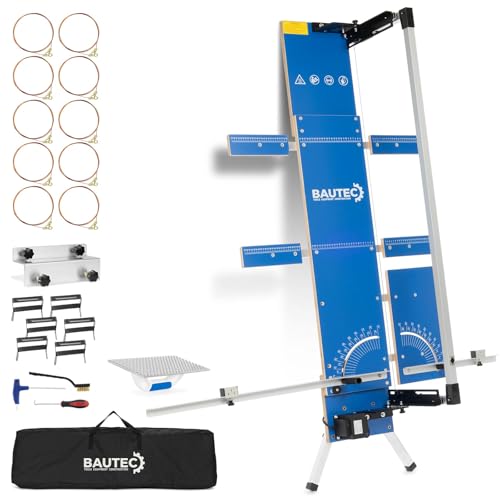 BAUTEC GAZELLE Modell 4 » Styroporschneider 200 Watt / 1.300mm » erweiterte Auflage » inkl. 10 Schneidedrähte, Softbag, Gerüsthalterung, Schleifraspel, Styrogrips, Toolkit » Heißdrahtschneider von BAUTEC TOOLS EQUIPMENT CONSTRUCTION