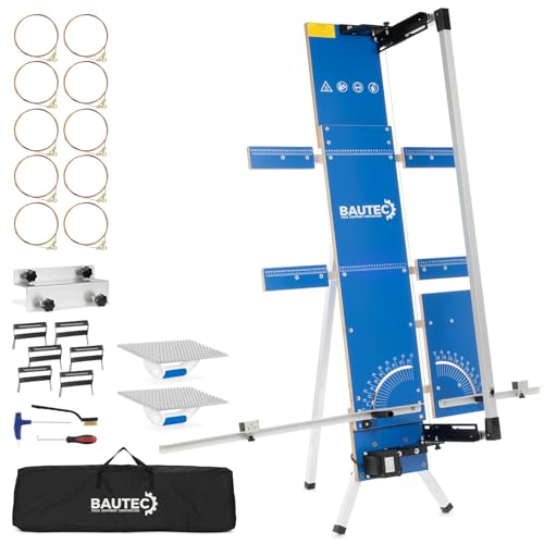 BAUTEC GAZELLE Modell 6 » Styroporschneider 200 Watt / 1.300mm » freistehend + erweiterte Auflage » inkl. 10 Schneidedrähte, Softbag, Gerüsthalterung, Schleifraspel, Styrogrips » Heißdrahtschneider von BAUTEC TOOLS EQUIPMENT CONSTRUCTION
