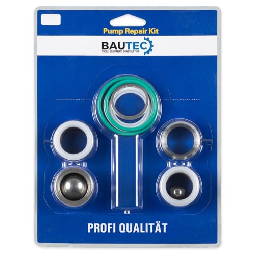 BAUTEC Pump Repair Kit » passend für Airless-Farbsprühgerät EN-79 / G-79 » Reparatursatz für Kolbenpumpe » Ersatzteile » Profi-Qualität von BAUTEC TOOLS EQUIPMENT CONSTRUCTION
