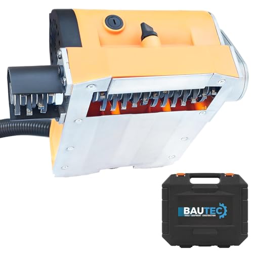 BAUTEC Sanierungsfräse 1200W » Fräsbreite 150mm » Putzfräse, Renovierungsfräse, Betonfräse, Walzenfräse, Kofferset inkl. Absaugschlauch von BAUTEC TOOLS EQUIPMENT CONSTRUCTION
