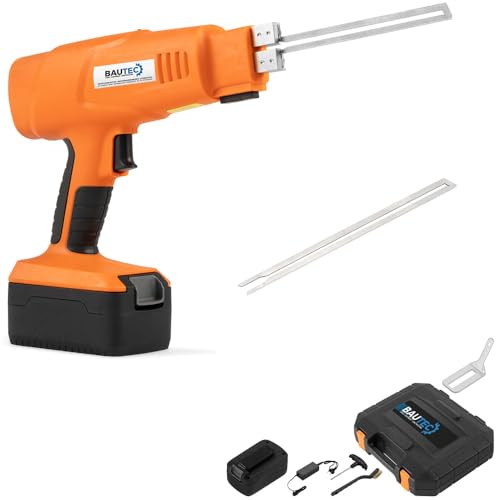 BAUTEC Styroporschneider AKKU-STYROCUTTER 200W » Set 1 inkl. Zubehör » 2 Akkus » Hartschaumschneider » Handgerät von BAUTEC TOOLS EQUIPMENT CONSTRUCTION