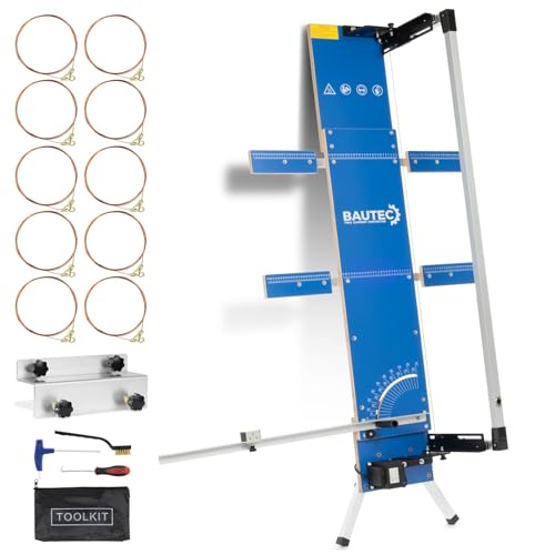 BAUTEC Styroporschneider GAZELLE Modell 3 » 200 Watt / 1.300mm » Starter-Set inkl. 10 Schneidedrähte, Gerüsthalterung » Heißdrahtschneider von BAUTEC TOOLS EQUIPMENT CONSTRUCTION