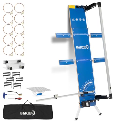 BAUTEC Styroporschneider GAZELLE Modell 3 » 200 Watt / 1.300mm » inkl. 10 Schneidedrähte, Softbag, Gerüsthalterung, 6 Styrogrips, Schleifraspel » Heißdrahtschneider von BAUTEC TOOLS EQUIPMENT CONSTRUCTION