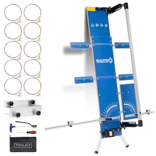 BAUTEC Styroporschneider GAZELLE Modell 4 » 200 Watt / 1.300mm » Starter-Set inkl. 10 Schneidedrähte, Gerüsthalterung » Heißdrahtschneider von BAUTEC TOOLS EQUIPMENT CONSTRUCTION