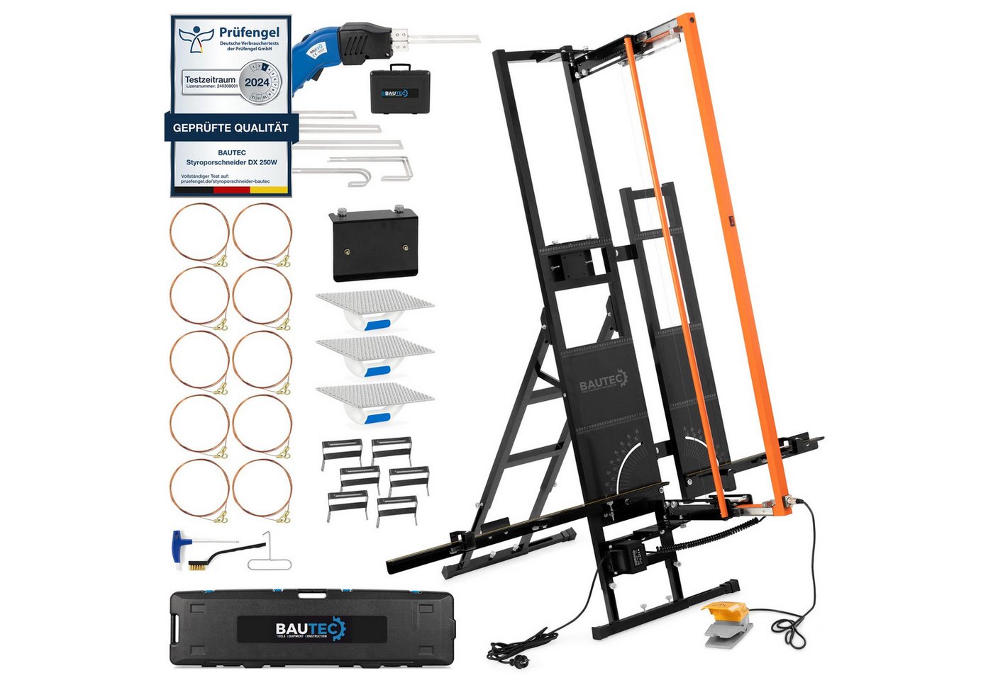 BAUTEC Heißdrahtschneider ALUCUTTER PROFI + Koffer + STYROCUTTER » Styroporschneider Premium-Set, 230 in V, Kombi-Set, 35-tlg. BAUTEC Heißdrahtschneider ALUCUTTER PROFI + Koffer + STYROCUTTER » Styroporschneider Premium-Set, 230 in V, Kombi-Set, 35-tlg. von BAUTEC