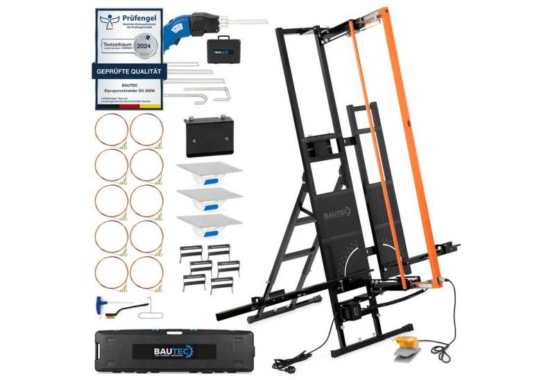 BAUTEC Heißdrahtschneider ALUCUTTER PROFI + Koffer + STYROCUTTER » Styroporschneider Premium-Set, 230 in V, Kombi-Set, 35-tlg. von BAUTEC