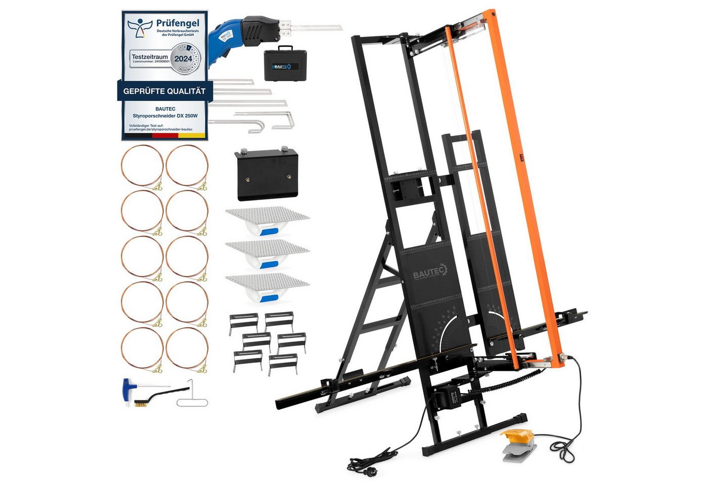 BAUTEC Heißdrahtschneider ALUCUTTER PROFI 200W + Styrocutter 250W » Styroporschneider Profi-Set, 230 in V, Kombi-Set, 34-tlg. BAUTEC Heißdrahtschneider ALUCUTTER PROFI 200W + Styrocutter 250W » Styroporschneider Profi-Set, 230 in V, Kombi-Set, 34-tlg. von BAUTEC