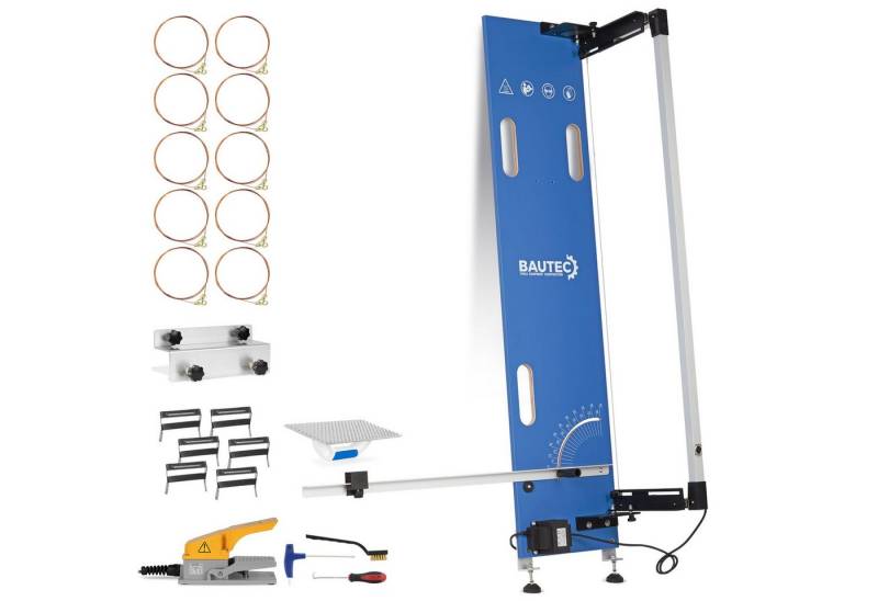 BAUTEC Heißdrahtschneider GAZELLE 2.1 » Schnittlänge 1.300mm 200W 10 Drähte » Styroporschneider, Kombi-Set von BAUTEC