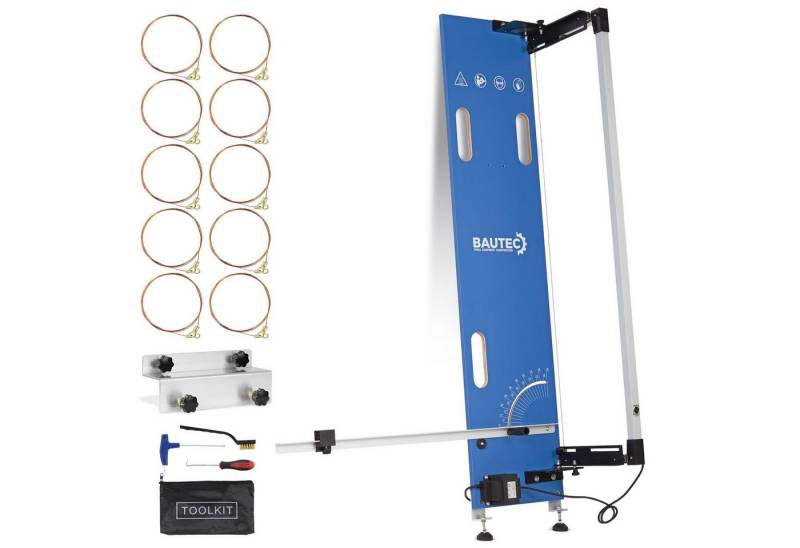 BAUTEC Heißdrahtschneider GAZELLE 2.1 Starter-Set (10 Drähte Gerüsthalterung) Styroporschneider, Kombi-Set von BAUTEC