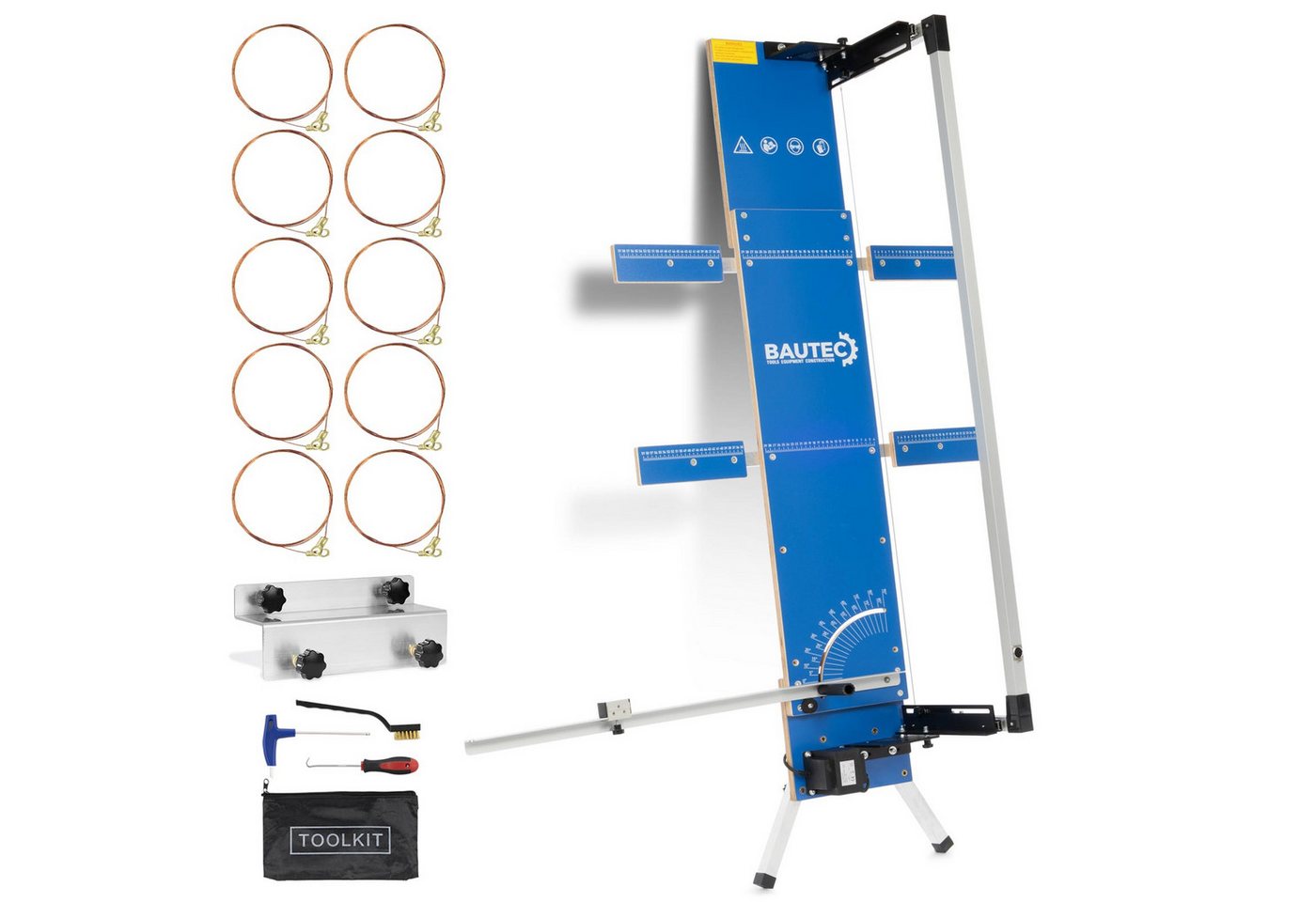 BAUTEC Heißdrahtschneider GAZELLE 3 » Starter-Set (10 Drähte Gerüsthalterung) Styroporschneider, Kombi-Set von BAUTEC